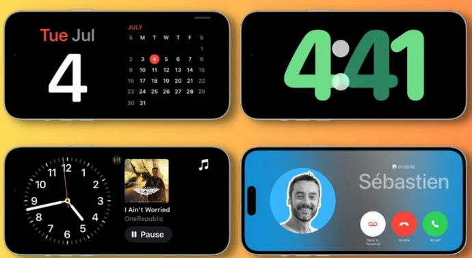 石阡苹果手机维修分享iOS17横屏充电待机显示有什么好处 