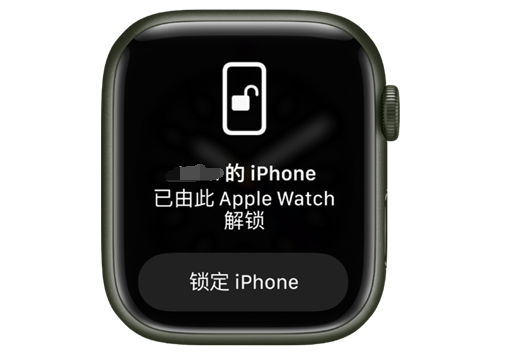 石阡苹果手机维修分享用 AppleWatch 解锁配备面容 ID 的 iPhone方法 