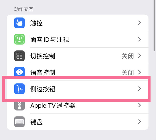 石阡苹果14维修店分享iPhone14 Plus侧键双击下载功能关闭方法 